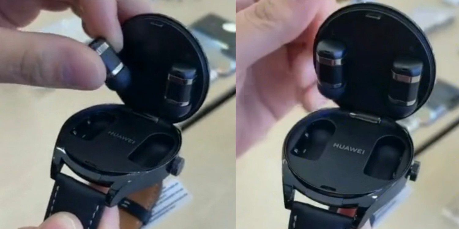 Huawei Watch Buds with integrated earbuds