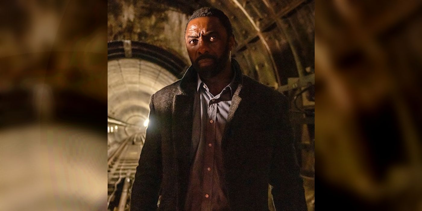 Idris Elba en el encabezado de la película Luther