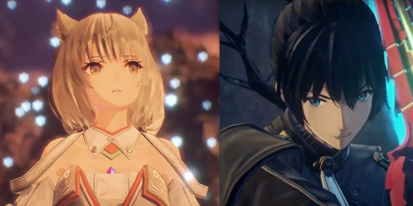 Mio and Noah pose side by side in Xenoblade Chronicles 3