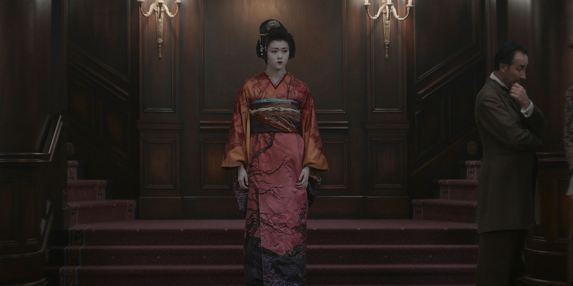 Isabella Wei wearing a kimono in 1899