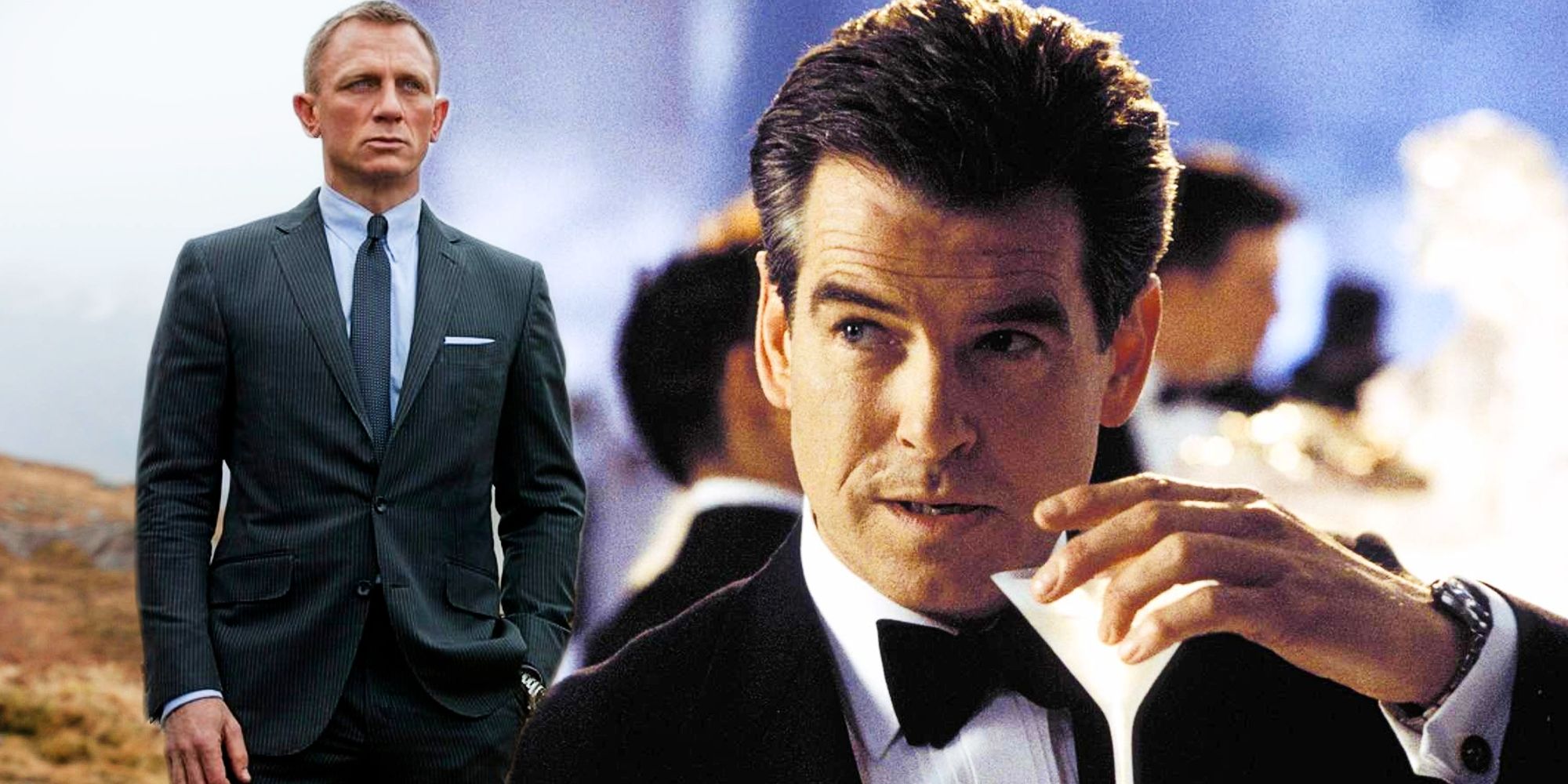 James Bond Daniel Craig e Pierce Brosnan