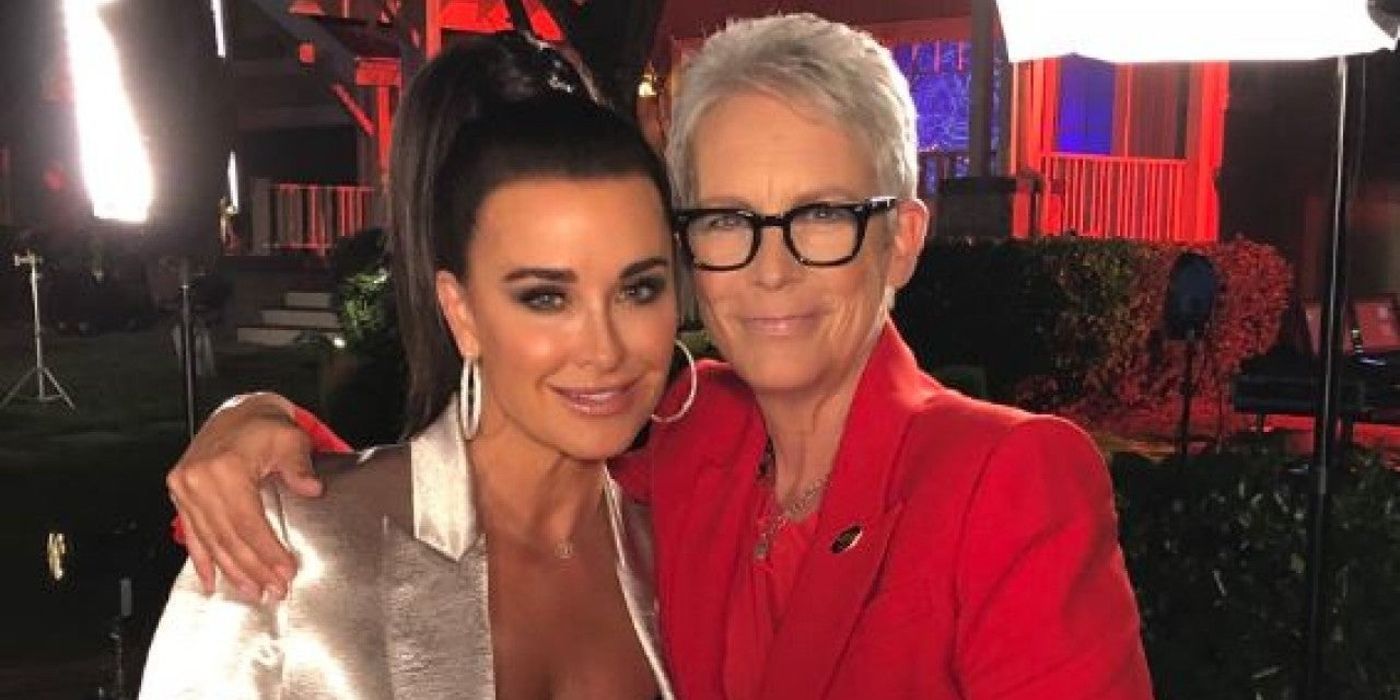 Jamie Lee Curtis and Kyle Richards on RHOBH