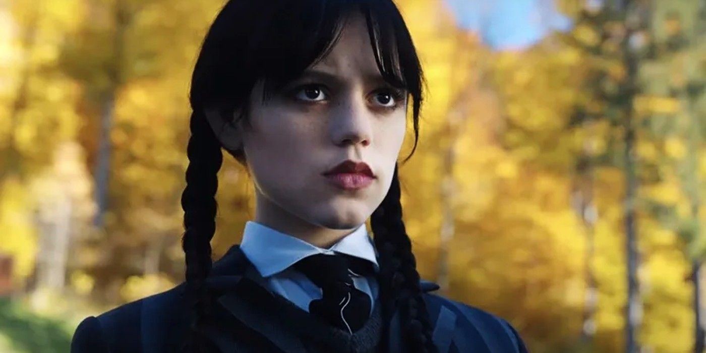 Jenna Ortega como quarta-feira Addams na quarta-feira