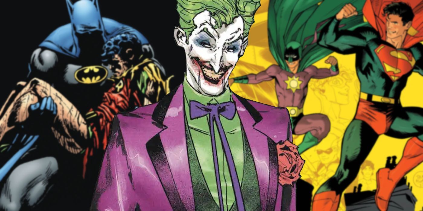 Joker Batman Robin Boy Thunder Superman DC Comics