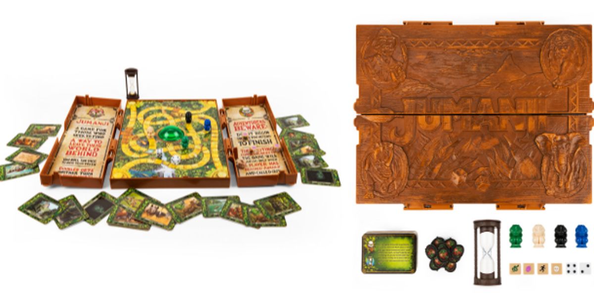 Product shot of Jumanji Deluxe Edition board game