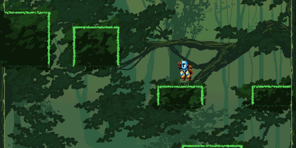 Adegan dari game Jump King