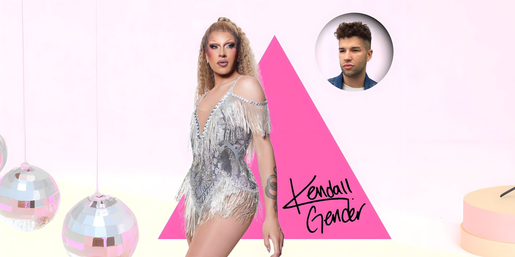 kendall gender in silver outfit canadas drag race canada vs the world CROPPED