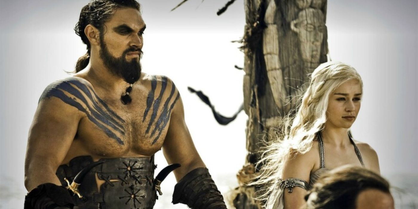 Khal Drogo e Daenerys lado a lado, prontos para dominar o mundo
