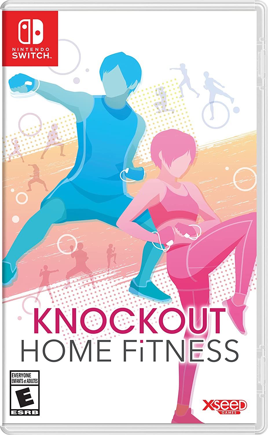 Capa Knockout Home Fitness com dois tênis