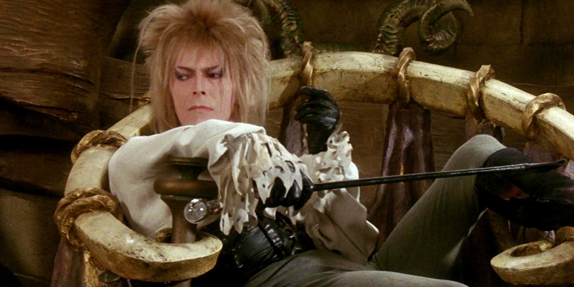 Labyrinth David Bowie as Jareth Throne Room