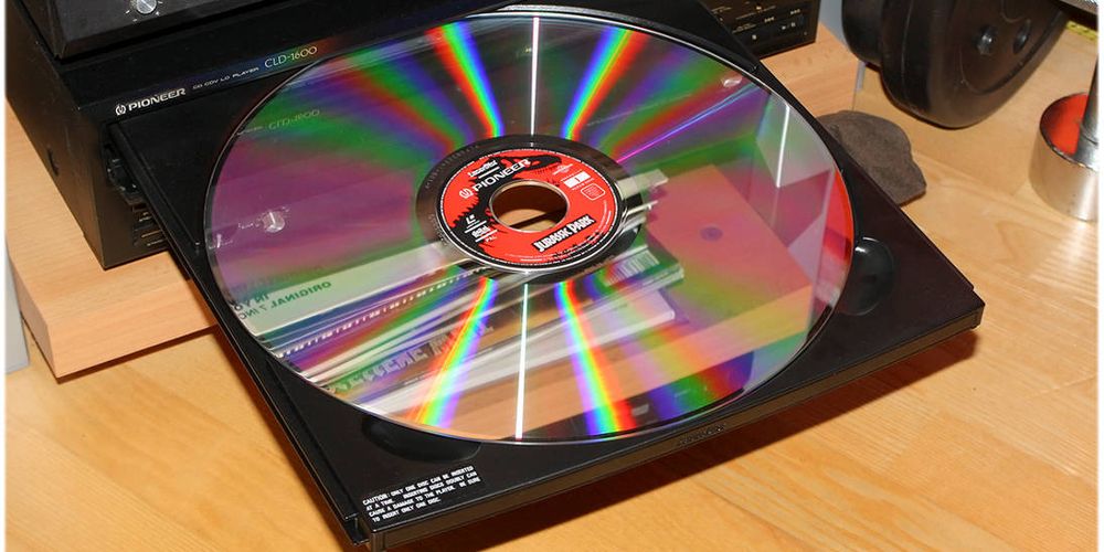 A Pioneer LaserDisc Player is seen