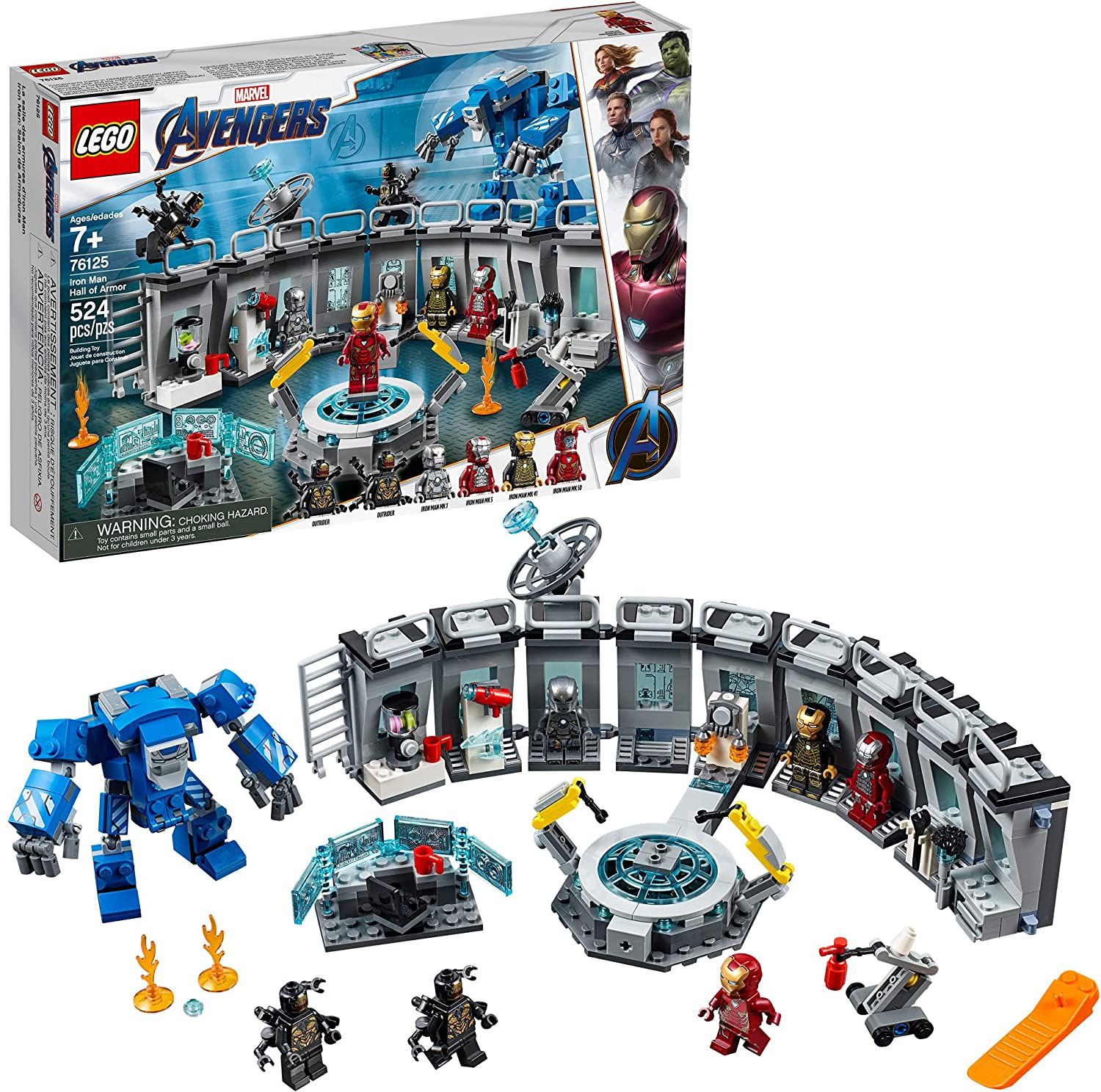 Lego Marvel Avengers Iron Man Hall of Armor