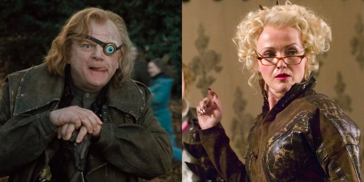 Mad Eye Moody e Rita Skeeter em Cálice de Fogo