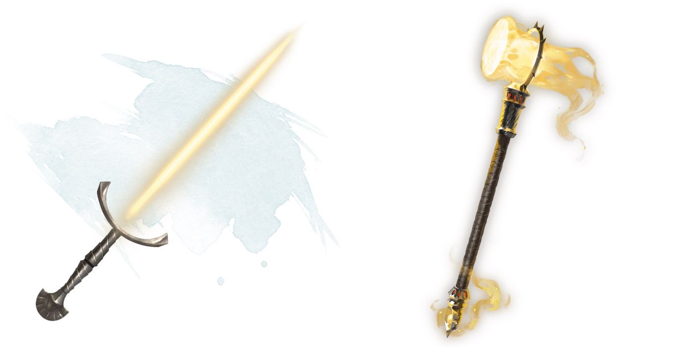 Two magical weapons from Dungeons & Dragons