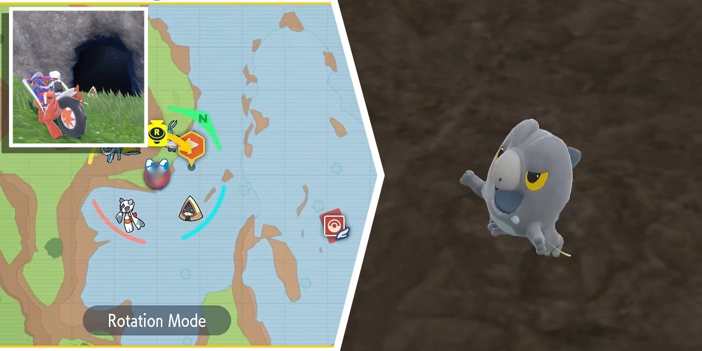Map Location of the Cave Where Frigibax Lives in Pokémon Scarlet and Violet