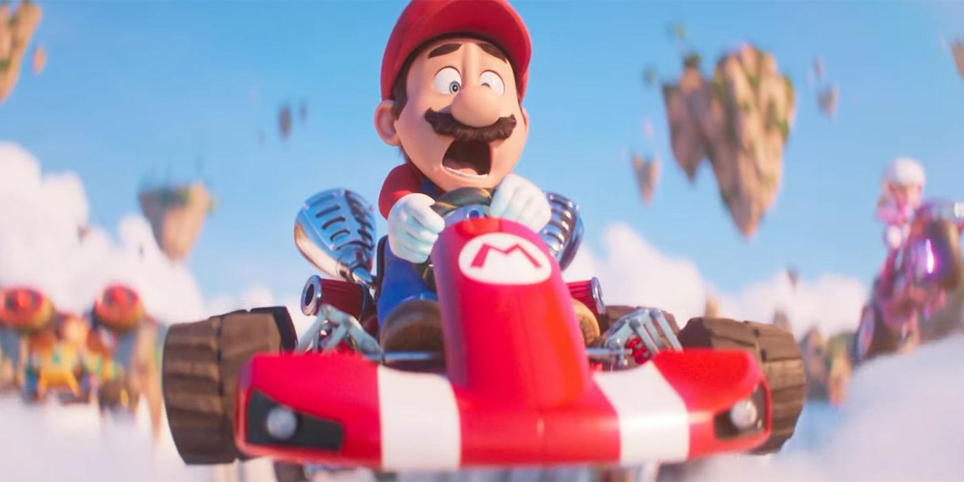 Mario Kart in The Super Mario Bros. Movie