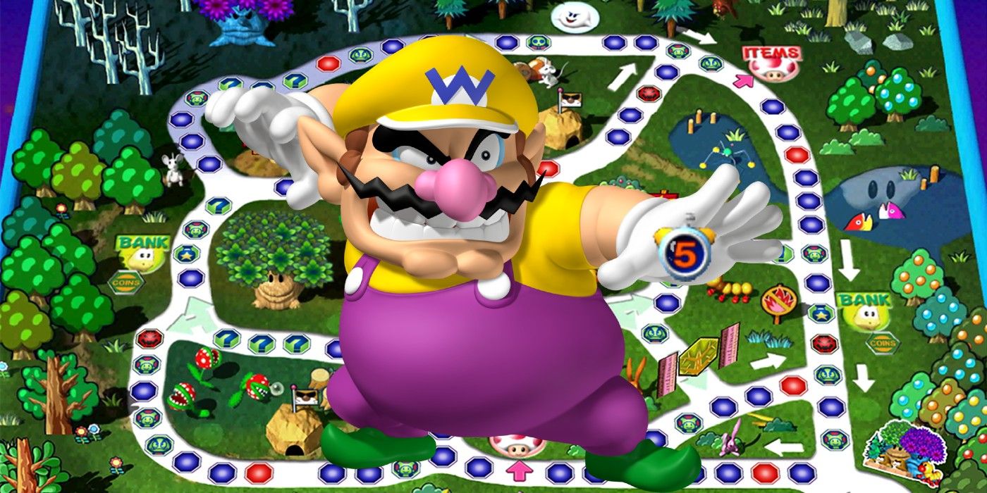 Wario with a Wacky Watch from Mario Party 3