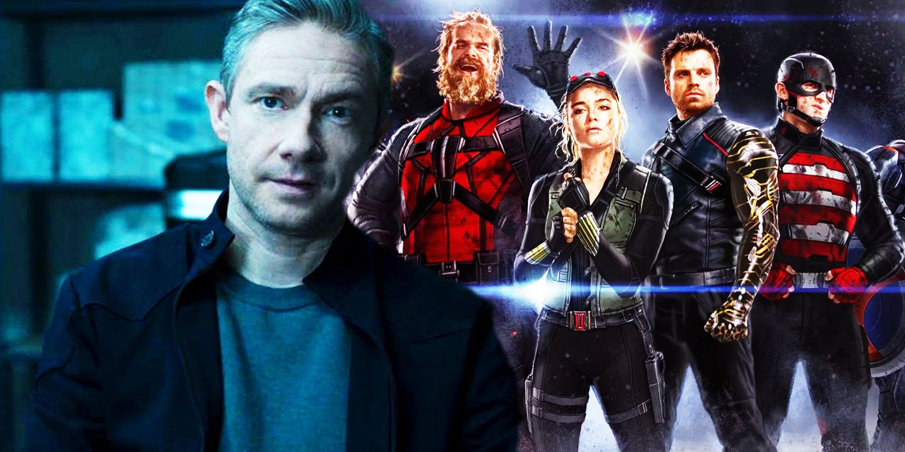 Martin Freeman in Black Panther and the CIA's Thunderbolts