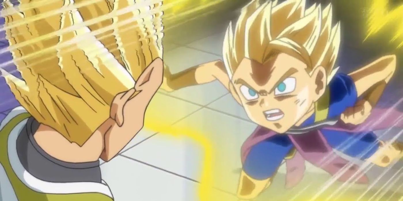 Cabba charging Vegeta - Dragon Ball Super.