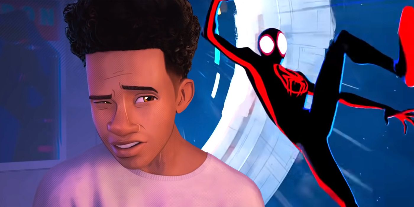 Miles Morales dans Spider-Man à travers le Spider-Verse