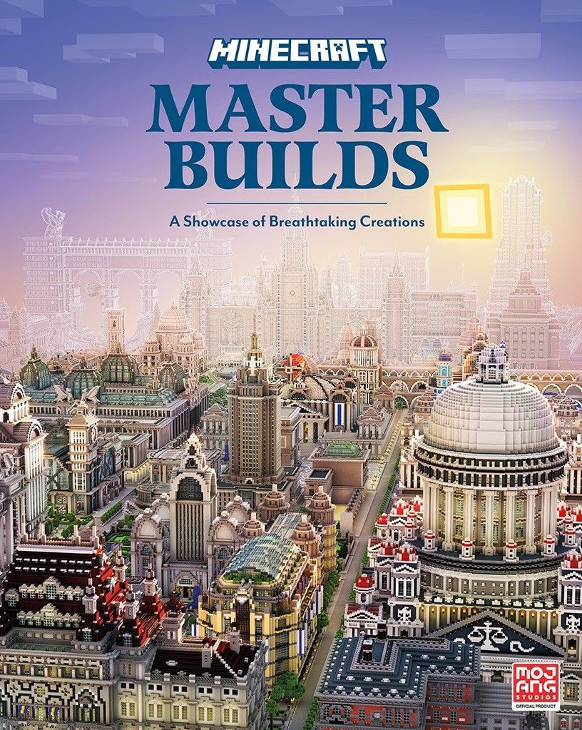 Minecraft Master Builds book cover.