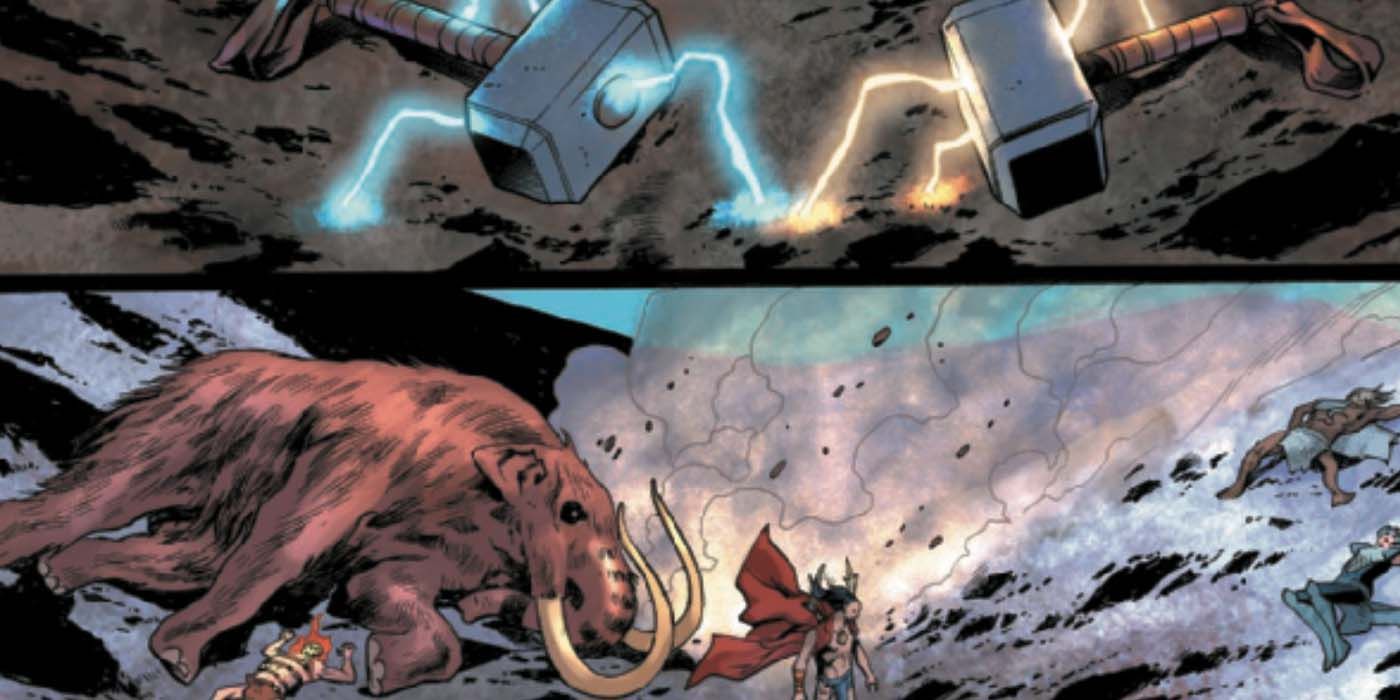 Mjolnir vs Mjonlir Marvel Comics