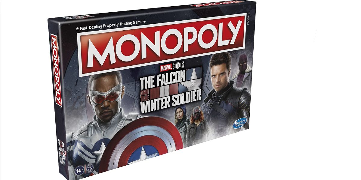 Monopoly Marvel Studios The Falcon and the Winter Soldier Edition Amazon product shot