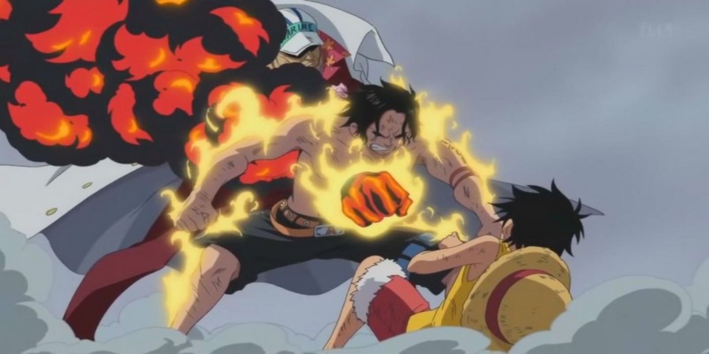 The death of Portgas D. Ace on One Piece.