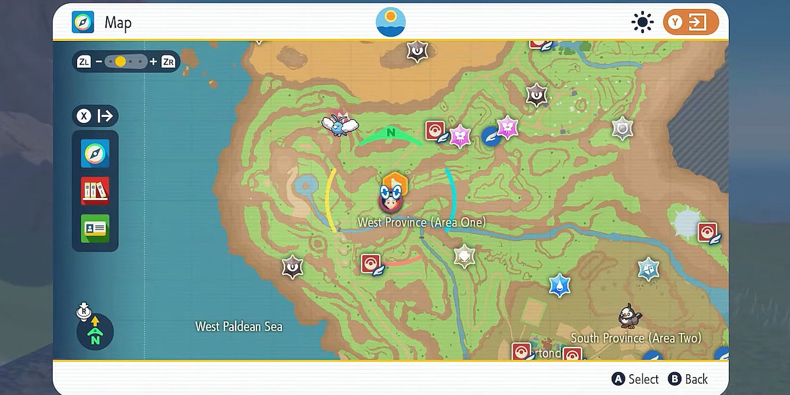Pokémon Scarlet and Violet TM 97 Fly Map Location