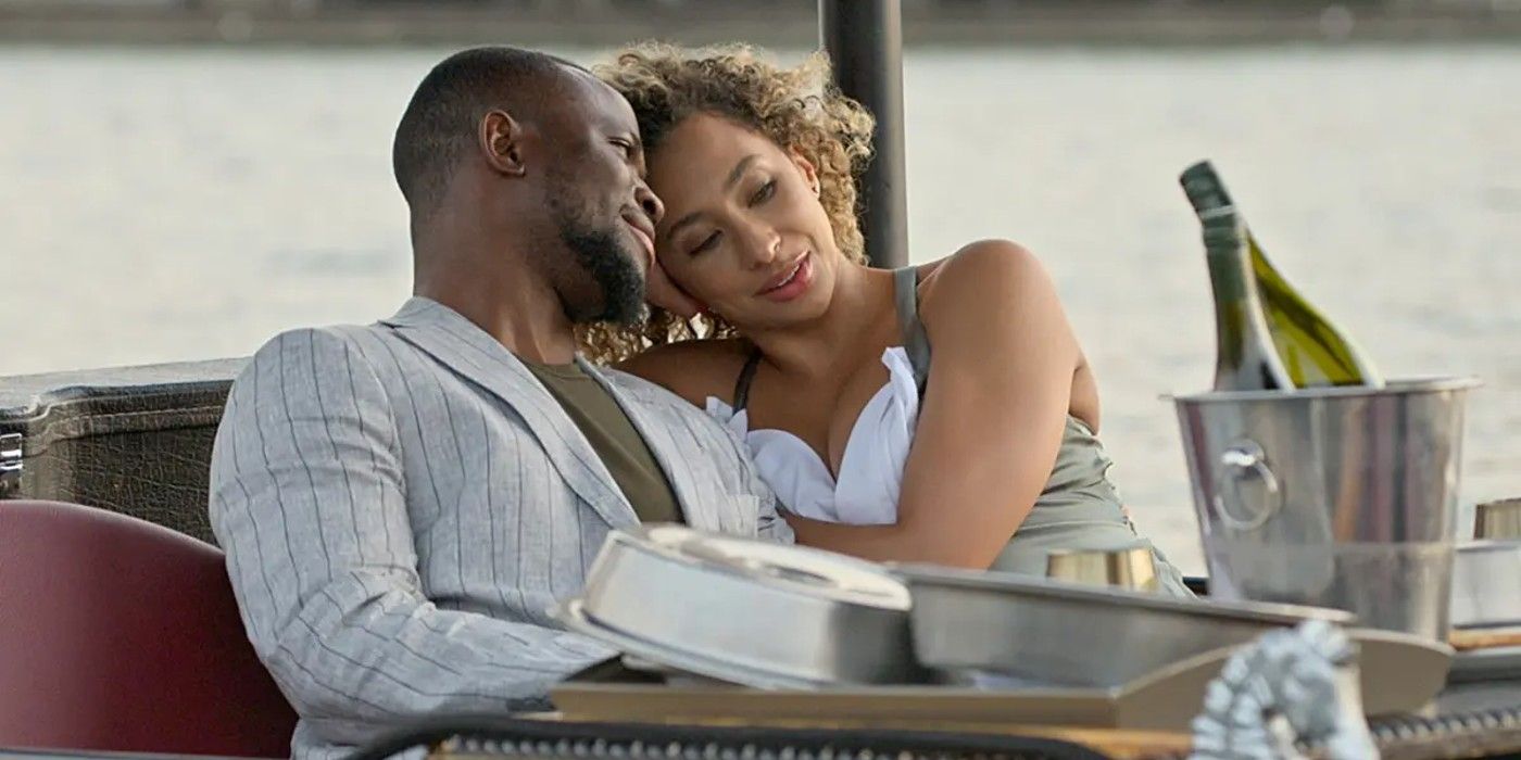 Raven and SK on boat Love Is Blind season 3