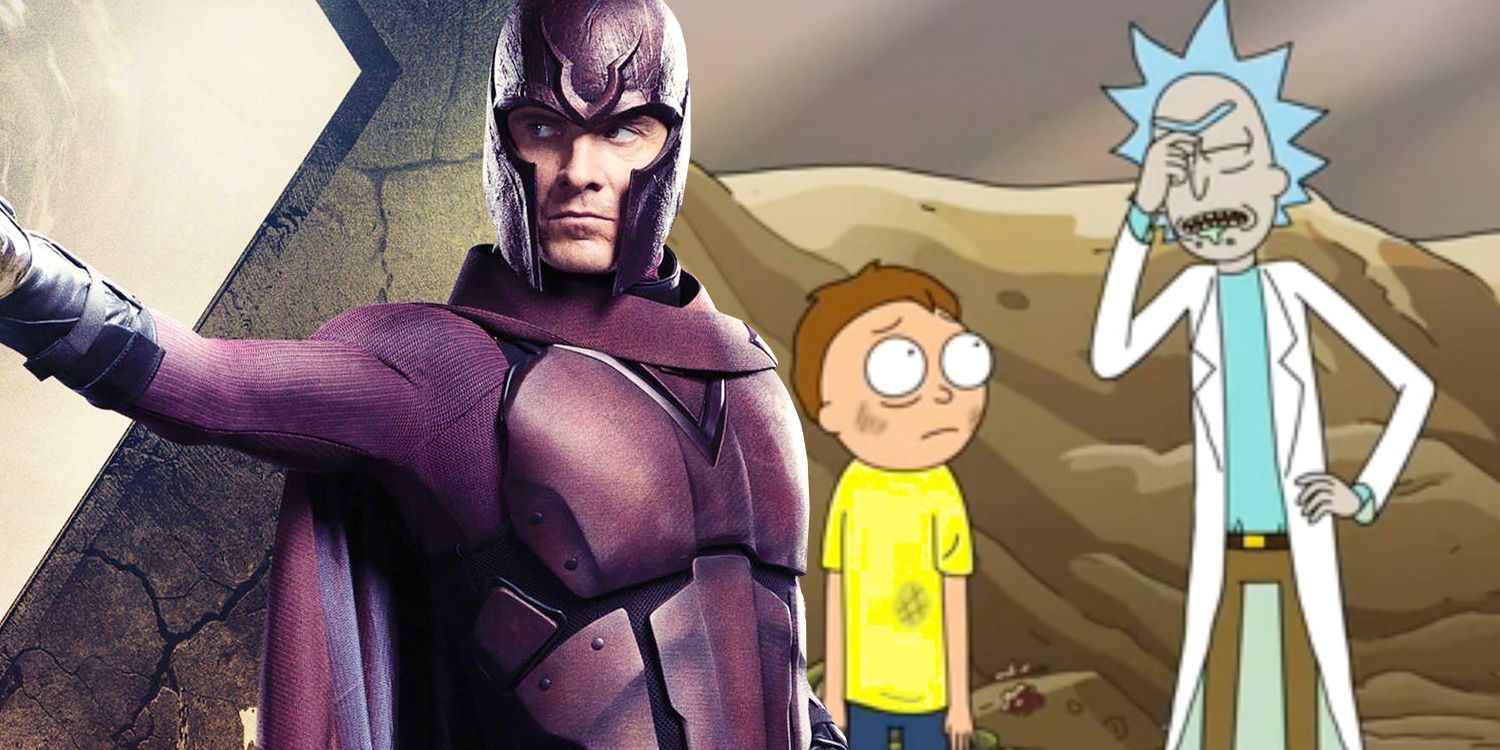 Rick & Morty e Magneto da Marvel