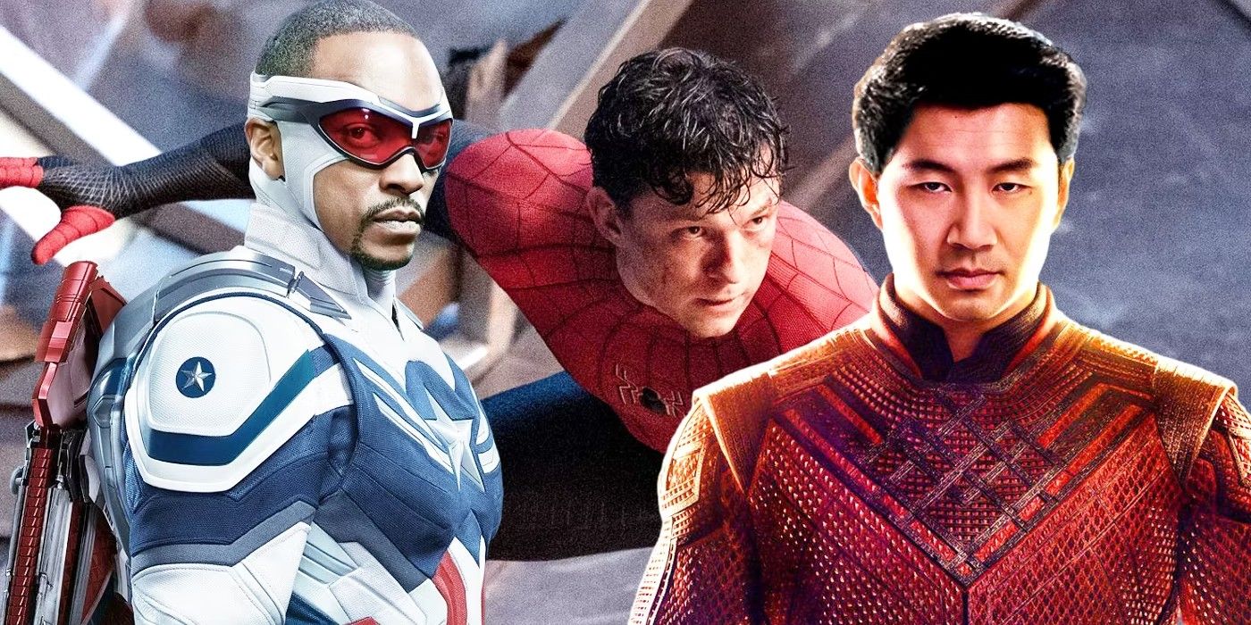 Sam Wilson as Captain America, Spider-Man, and Shang-Chi