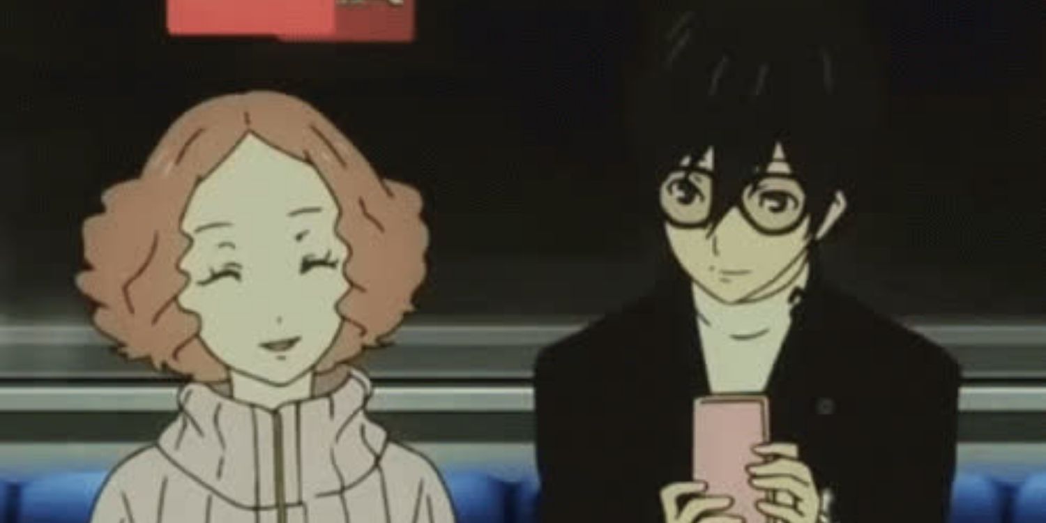 Joker and Haru Okumura in Persona 5