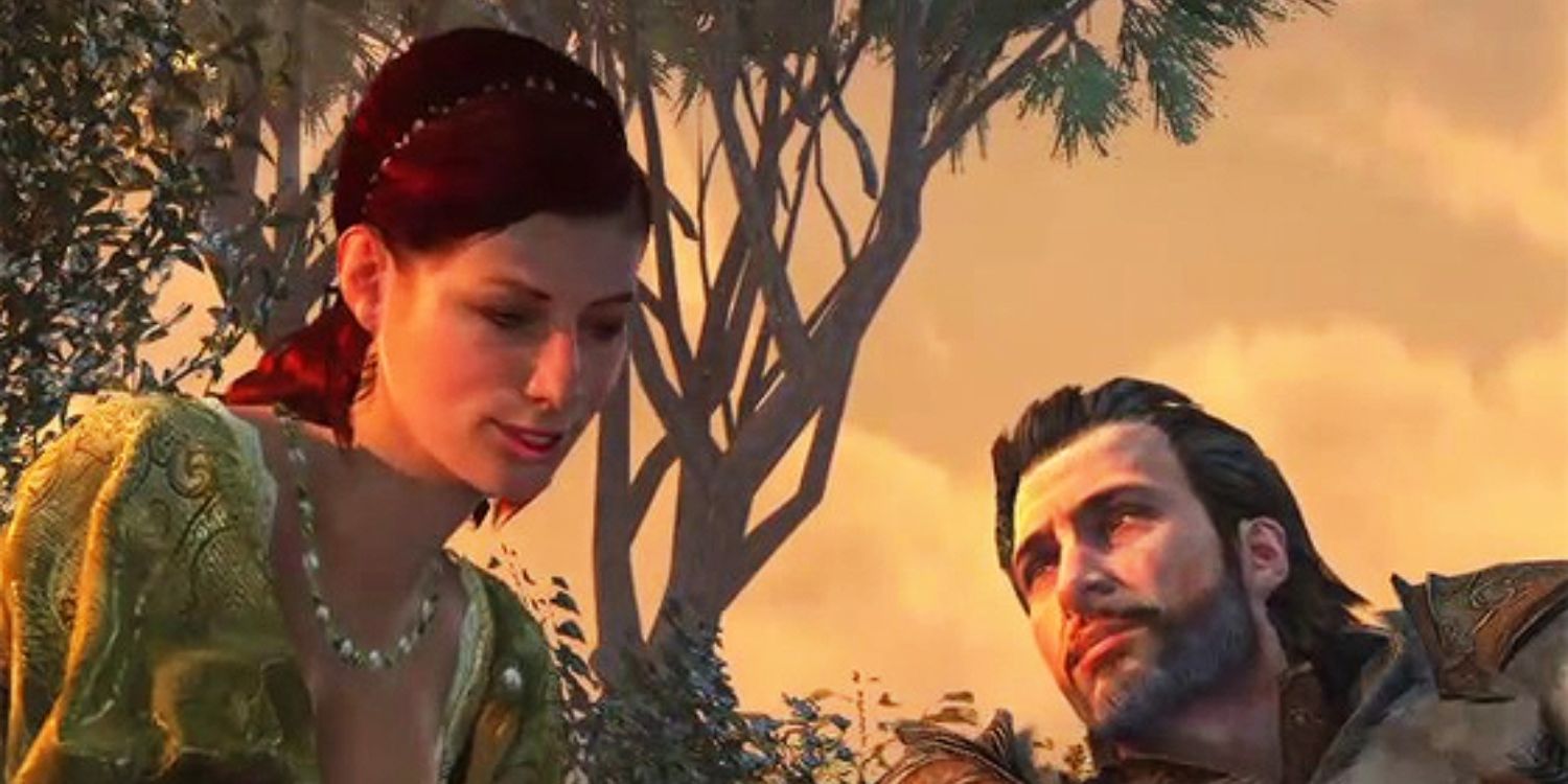 Sofia and Ezio in Assassin's Creed: Revelations