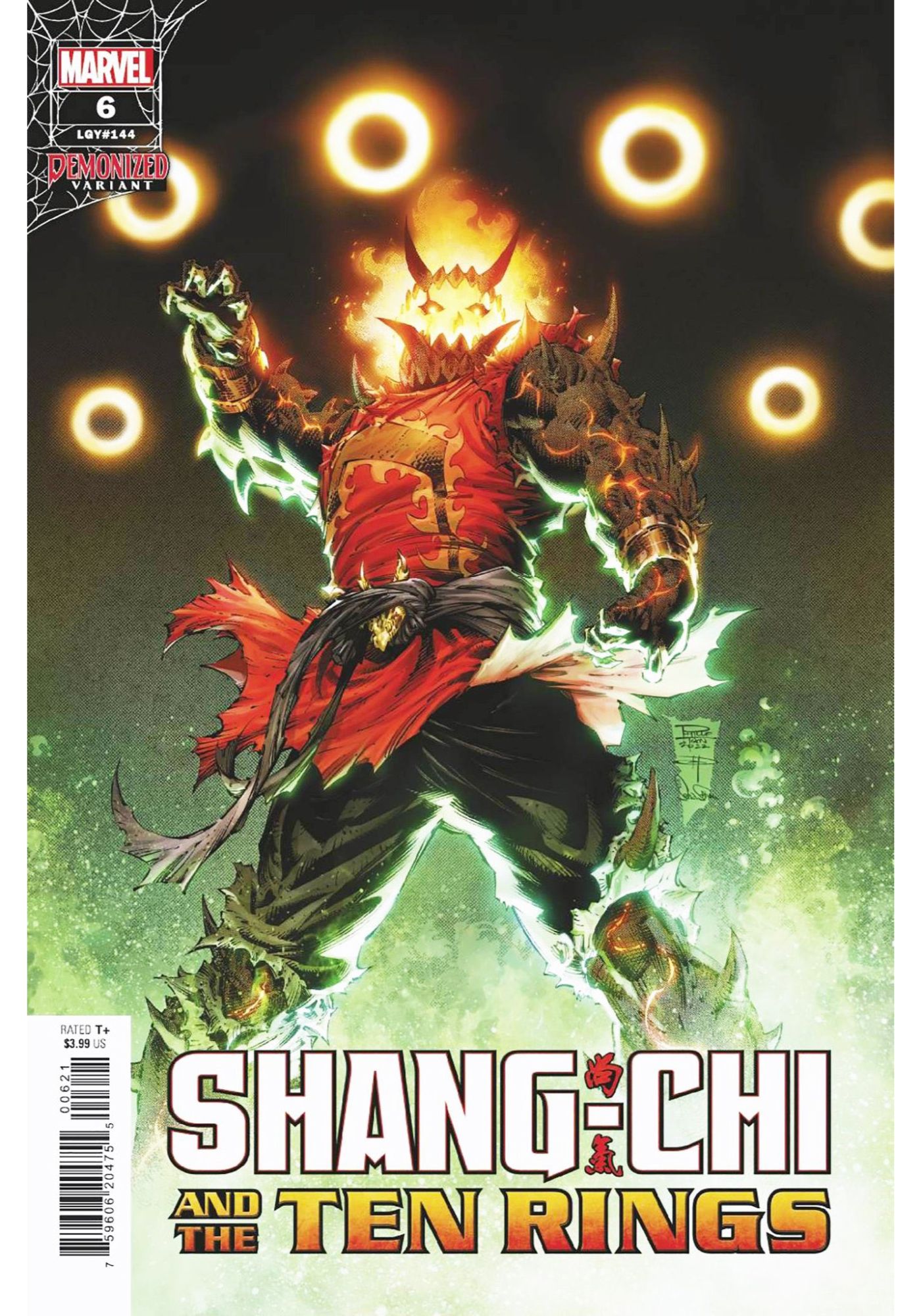 Shang-Chi Traje Demonizado Marvel Comics
