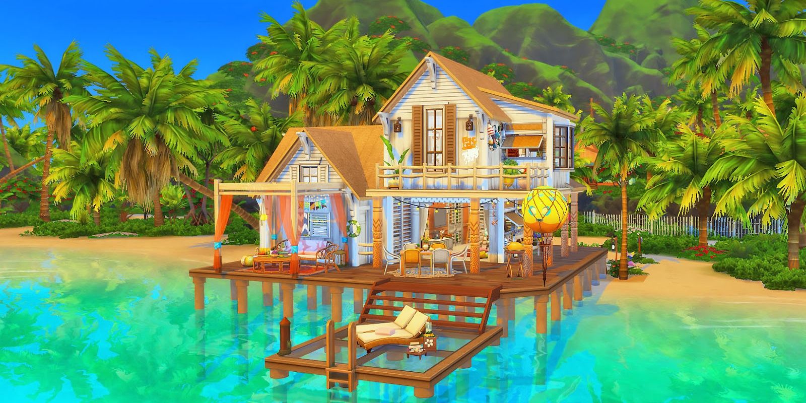 The Sims-My House : Casa de Praia The sims 4  Sims 4 casas, Casa de praia,  Casas the sims 4