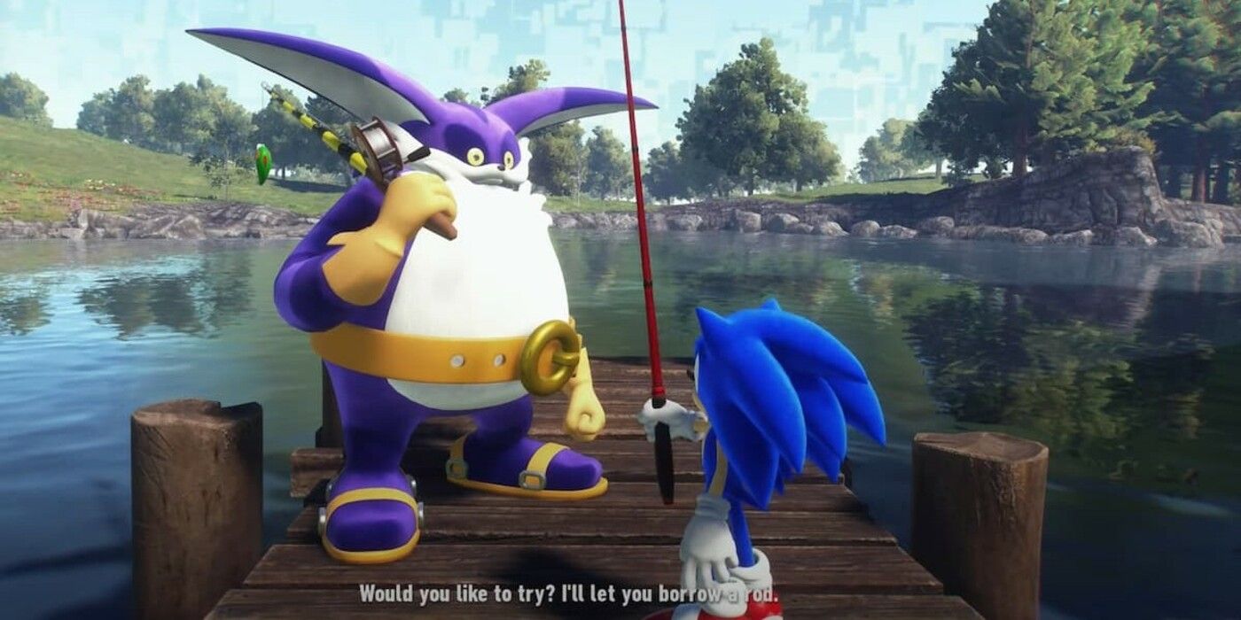 Not Even Sonic Can Run Away From Fishing Minigames