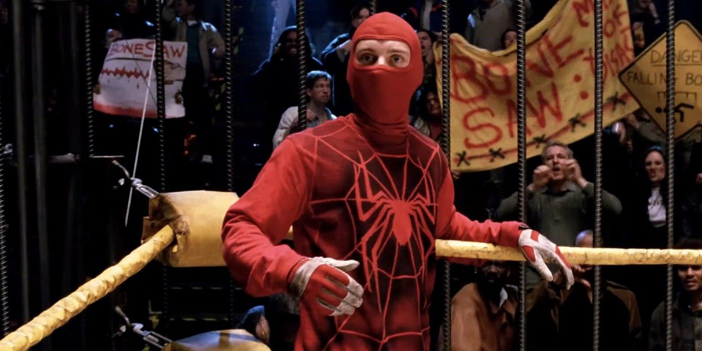 roupa de luta do homem aranha