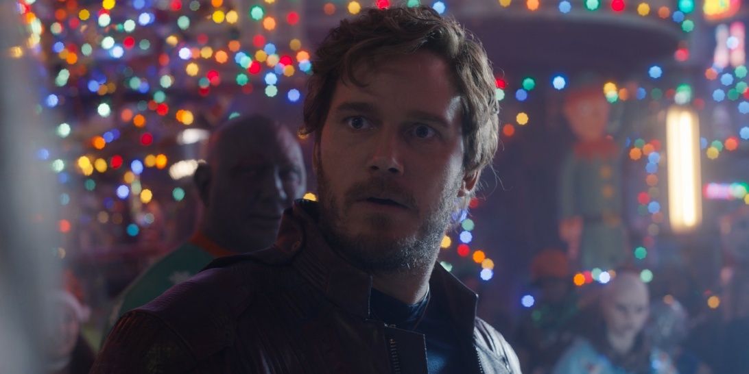 Star-Lord looking angry in The Guardians of the Galaxy Holiday Special 