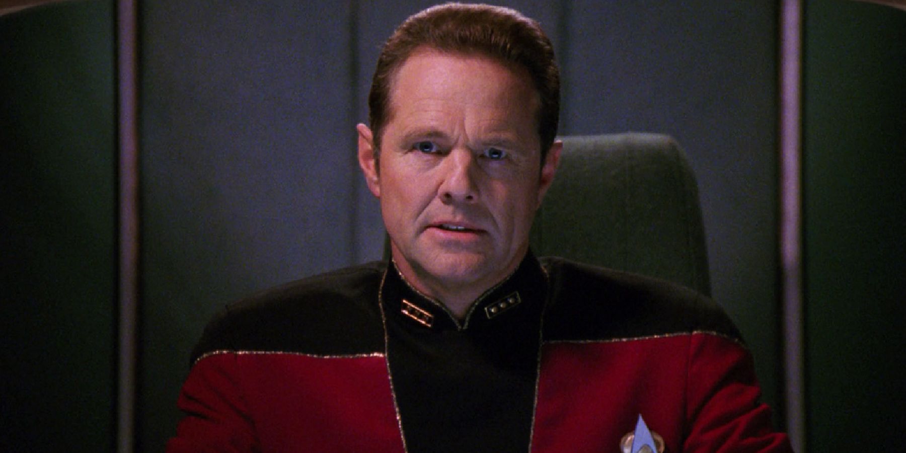 Cliff Potts as Admiral Kennelly in Star Trek: TNG