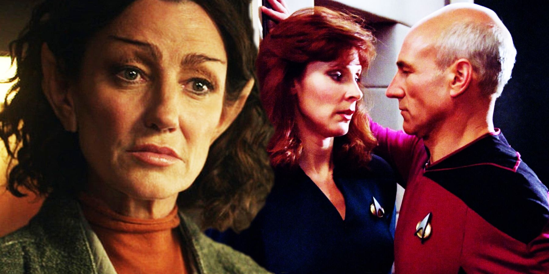 Laris in Picard and Crusher and Picard in TNG