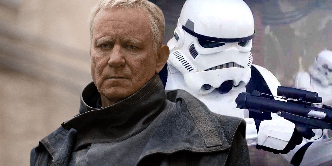 Stellan Starsgard as Luthen and Stormtrooper in Andor