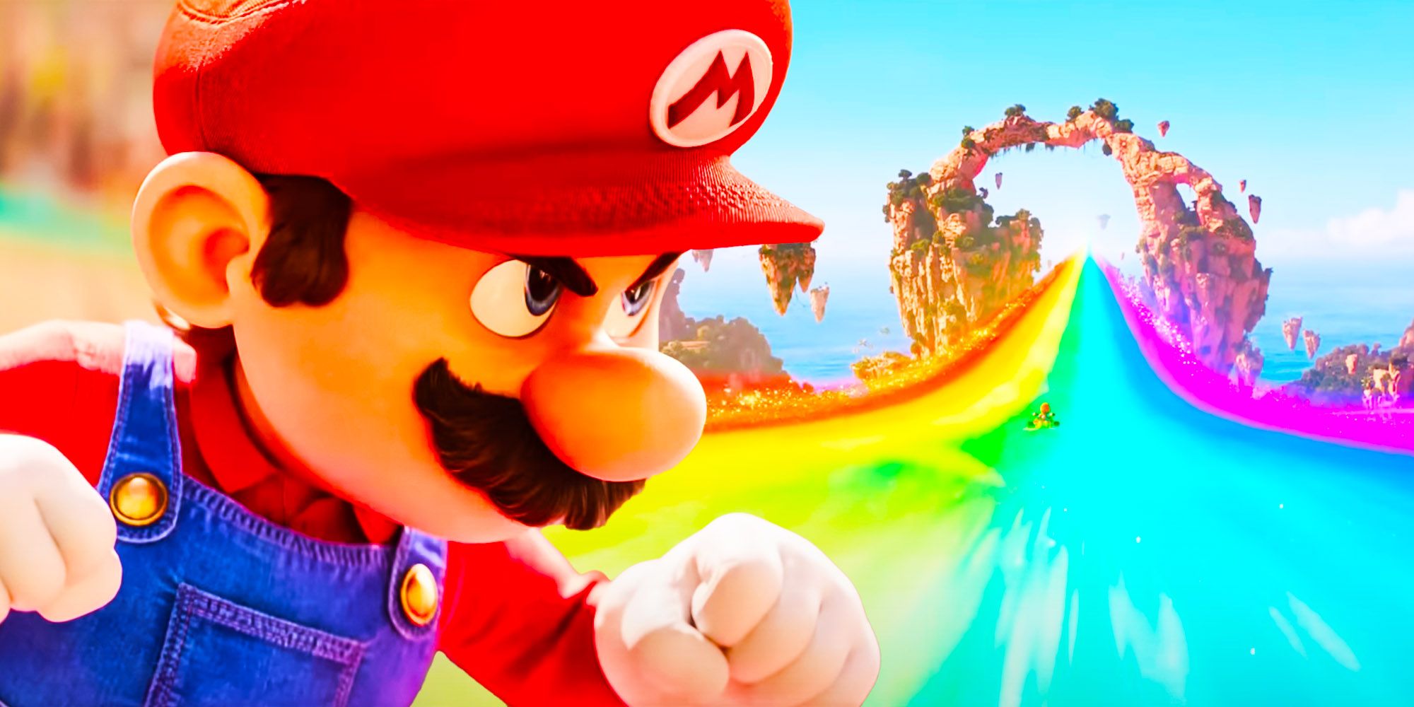 Super Mario Bros Mario Rainbow Road