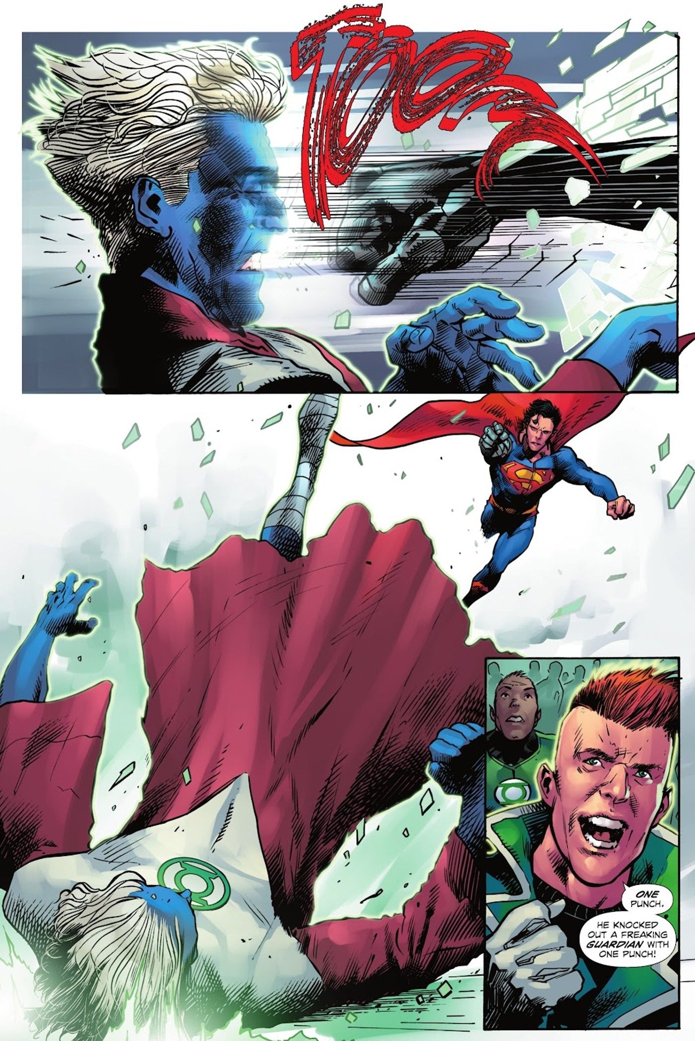 Superman One Punch Ganthet Green Lantern