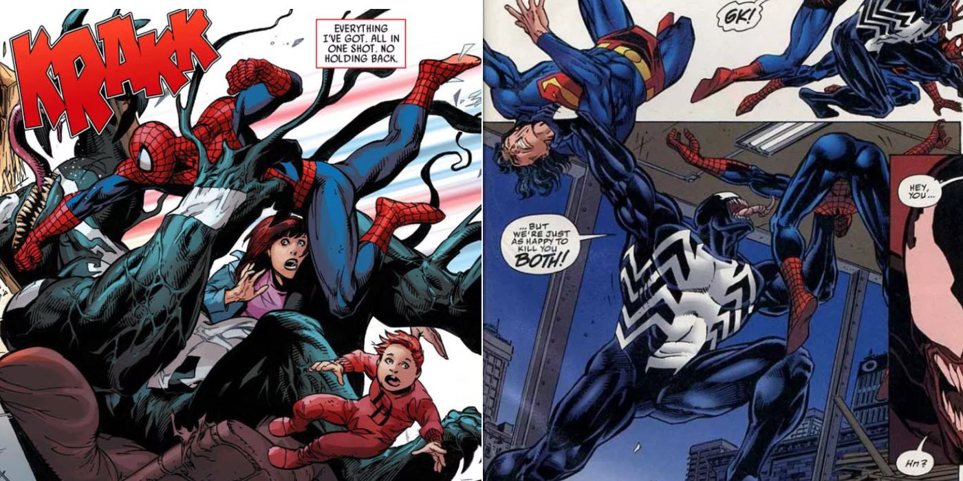 10 Best Spider-Man Vs. Venom Fights In Marvel Comics, Ranked
