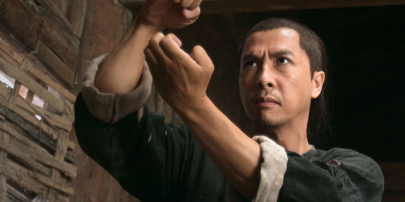 Donnie Yen in a fighting pose in The Dragon 2011