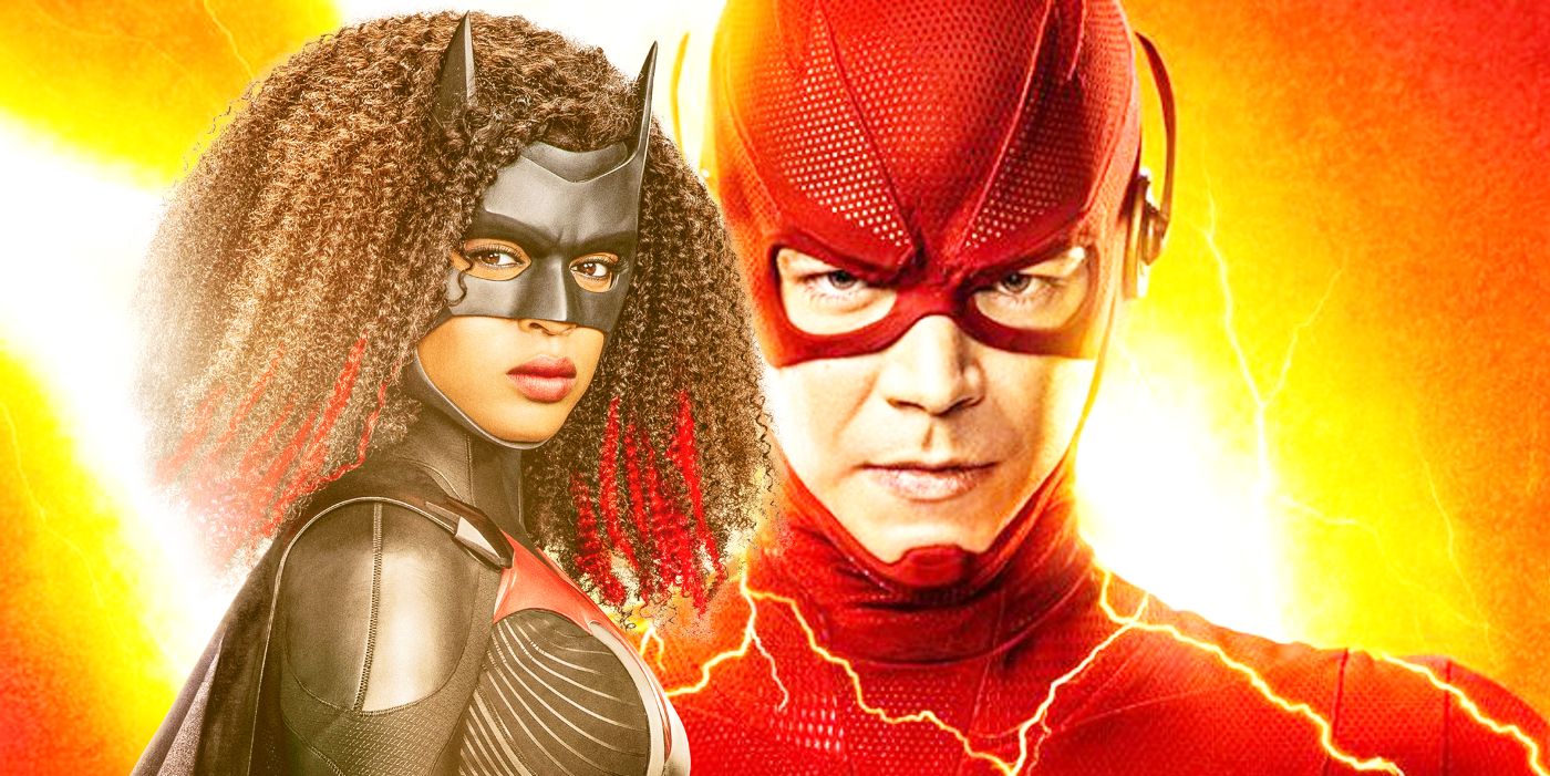 Imagem personalizada do Flash e da Batwoman