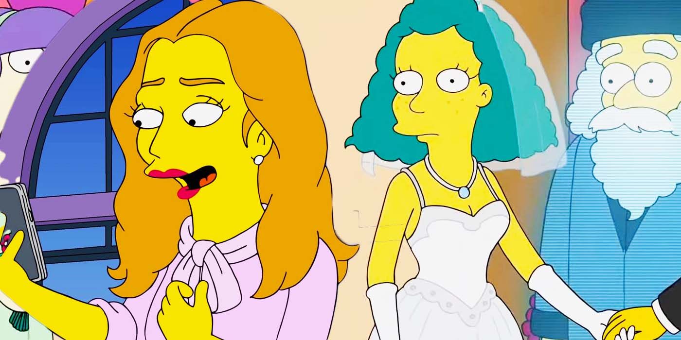 The Simpsons Season 34 Drew Barrymore and Sophie