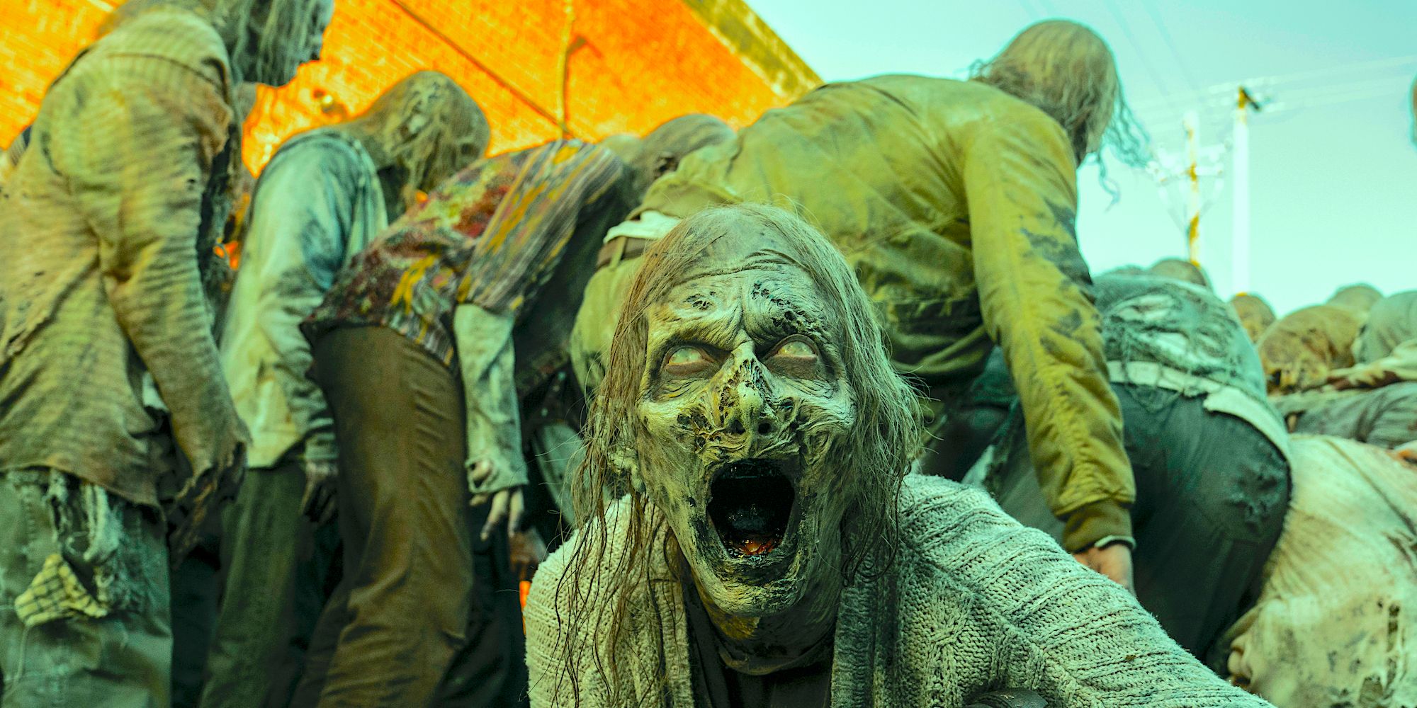 Zombies as seen in The Walking Dead series finale