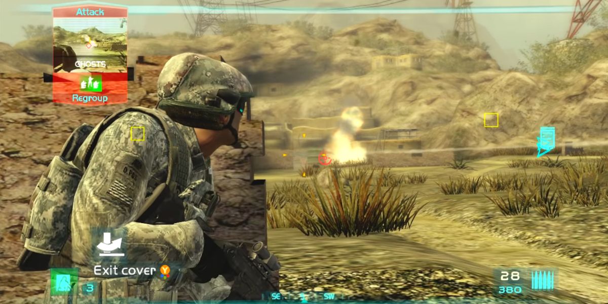 Uma captura de tela do jogo Tom Clancy's Advanced Warfighter 2.